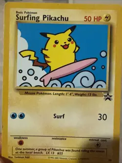 Pokemon TCG Surfing Pikachu Black Star Promo Card 28 - Image 2