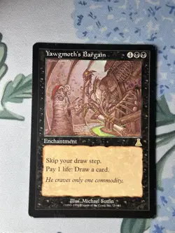 MTG, Yawgmoth's Bargain LP 75 Urza's Destiny Regular - Image 1