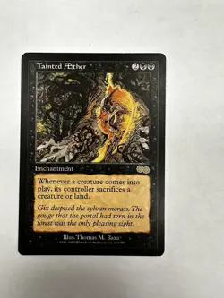 Tainted Aether *Urza's Saga* MTG Magic the Gathering - Image 1