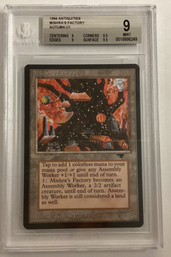 MTG Antiquities MISHRA’S FACTORY AUTUMN BGS 9 (6249) Graded Power - Image 1