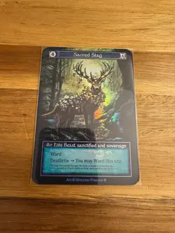 Sorcery contested realm Gothic Sacred Stag FOIL NM - Image 1