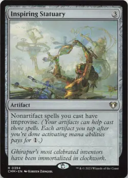 Inspiring Statuary R Commander Masters 394 NM MTG - Image 1