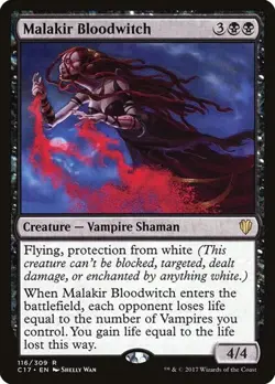 Malakir Bloodwitch Commander 2017 LP MTG - Image 1