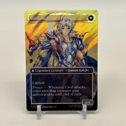 Cecil Dark Knight Borderless Surge Foil Final Fantasy Magic the Gathering! - Image 4