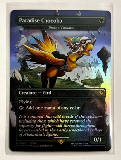 MTG - Final Fantasy - Paradise Chocobo Borderless Foil - Promo 0483 - Image 1