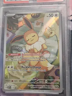 2025 POKEMON SVP EN-SV BLACK STAR PROMO #173 EEVEE PSA 10 - Image 2