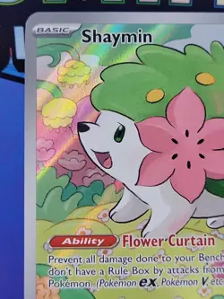 2025 Pokemon Shaymin Full Art Holo Destined Rivals #185/182 - Image 2