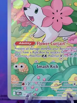 2025 Pokemon Shaymin Full Art Holo Destined Rivals #185/182 - Image 5