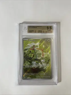 2023 Pokemon S & V 151 Caterpie IR Bgs 9.5 Gem Mint - Image 1