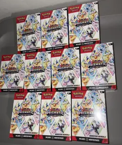 Pokemon TCG: S&V Prismatic Evolutions Booster Bundle - LOT OF 10 - SEALED - Image 1