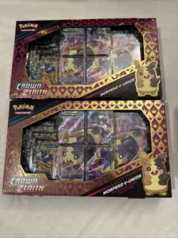 Pokemon TCG Crown Zenith Premium Playmat Collection Set Of 2 - Image 1