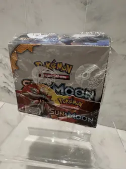 2017 Pokemon Sun & Moon Booster Box ( 21 ) Packs Only 1st Series 820650811999 - Image 2