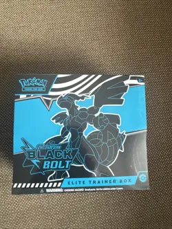 POKEMON Scarlet & Violet Black Bolt Elite Trainer Box, Sealed Box is VG Shape - Image 1