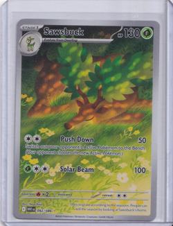 Pokemon TCG Sawsbuck 092/086 Illustration Rare White Flare NM - Image 1
