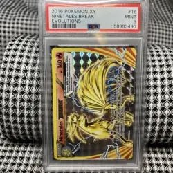 Pokemon TCG Evolutions 2016 Ninetales Break #16/108 PSA 9 MINT - Image 2