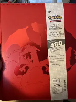 Ultra Pro Charizard 12-Pocket Zippered Pro Binder New - Image 1