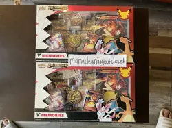 (2) SEALED Pokemon TCG Celebrations V Memories Collection Gamestop Exclusive - Image 1