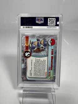 2000 TOPPS CHROME POKEMON T.V. #9 BLASTOISE PSA 5 - Image 2