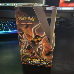 2015 Pokemon BREAKThrough EMPTY Booster Box & EMPTY Booster Packs Art Set - Image 5