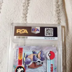 2000 Topps Chrome Pokemon Blastoise TV Ultra Rare PSA 7 NM #9 - Image 5