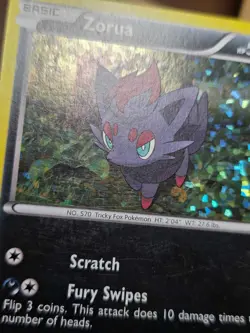 HP Pokemon Zorua - 9/12 Holo - McDonald's Promos 2011 009/012 - Image 2