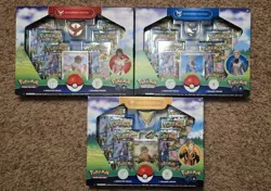 Pokemon TCG GO Team Valor, Mystic and Instinct Special Collection boxes Set Of 3 - Image 1