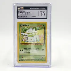 CGC10 GEM MINT - Bulbasaur 67/130 Pokemon Base Set 2 - Image 1