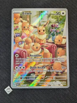 Eevee 188/167 - Twilight Masquerade Illustration Rare Pokemon TCG NM - Image 1