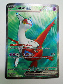 Pokemon Latias EX 220/191 SV Surging Sparks Full Art Holo TCG NM - Image 3