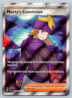 Morty's Conviction - Temporal Forces - Ultra Rare - 201/162 - Pokemon - NM - Image 2