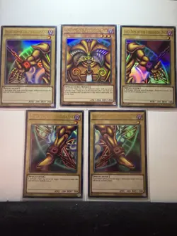 Yugioh - Exodia the Forbidden One Set - Ultra Rare - YGLD-ENA18-22 - VLP - Image 1