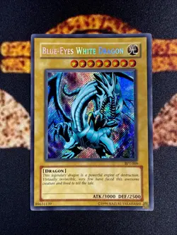 🔥YUGIOH • BLUE-EYES WHITE DRAGON • SECRET RARE • BPT-009 • PROMO • VLP🔥 - Image 1