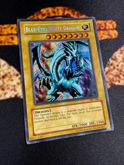 🔥YUGIOH • BLUE-EYES WHITE DRAGON • SECRET RARE • BPT-009 • PROMO • VLP🔥 - Image 4