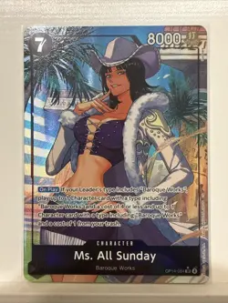 One Piece TCG - Ms. All Sunday - (Alternate Art) OP14-084 - English - Image 1