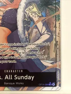 One Piece TCG - Ms. All Sunday - (Alternate Art) OP14-084 - English - Image 4