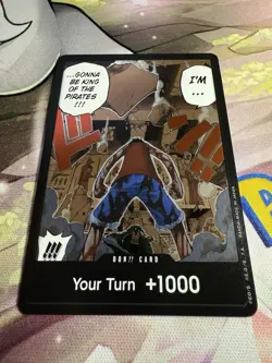 DON!! Card (Luffy vs. Crocodile) (Devil Fruits Collection Vol. 1) One Piece TCG - Image 2