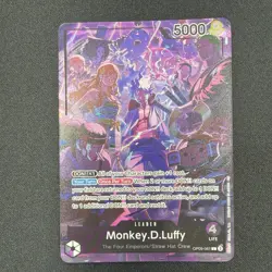 One Piece TCG - Monkey. D. Luffy - OP09-061 2nd Anniversary Set - Leader Promo - Image 1