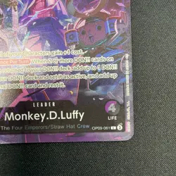 One Piece TCG - Monkey. D. Luffy - OP09-061 2nd Anniversary Set - Leader Promo - Image 4