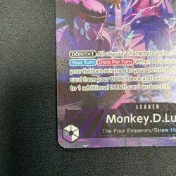 One Piece TCG - Monkey. D. Luffy - OP09-061 2nd Anniversary Set - Leader Promo - Image 5