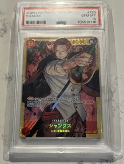 Shanks 2024 ONE PIECE PRB01-The Best #120 PSA 10 Japanese - Image 2