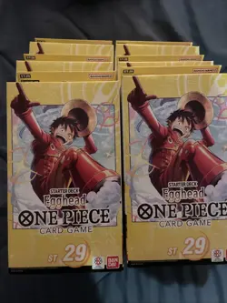 One Piece Egghead Starter Deck [ST29] New Factory Sealed-ready to ship X7 boxes - Image 1