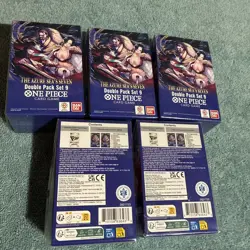 (5) ONE PIECE TCG OP-14: The Azure Sea’s Seven - Double Pack Set Vol. 9 Sealed - Image 3
