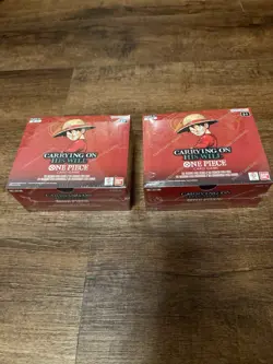 One Piece Op-13 Booster Box Lot of 2 New Sealed - Image 1