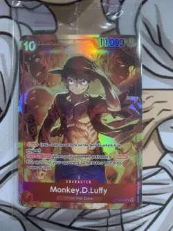 One Piece TCG: Monkey.D.Luffy ST10-006 SR Treasure Booster Set Promo - SEALED M - Image 1