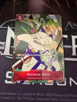 Roronoa Zoro 1st Anniversary Set One Piece Promo OP01-025 English Version - Image 1
