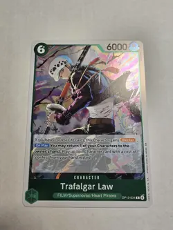 One Piece Trafalgar Law (OP13-031/177) OP13 Carrying On His Will NM FOIL - Image 1