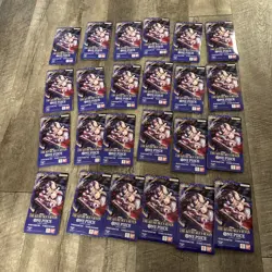One Piece TCG The Azure Sea's Seven Sleeved Booster OP-14 English Lot Of 24 =Box - Image 1