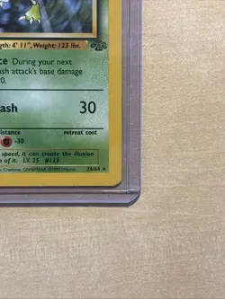 Pokemon Scyther TCG Jungle Card 26/64 Regular LP Condition - Image 2