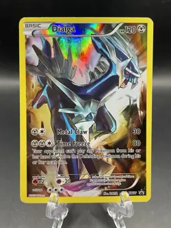 (MP) Dialga #XY77 2015 Pokemon XY Black Star Promo Card Full Art - Image 1