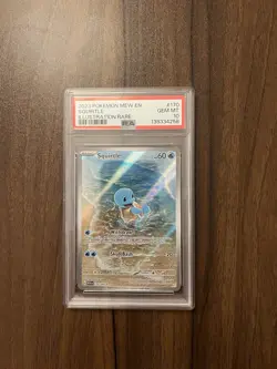 Pokemon Squirtle TCG Illustration Rare Card PSA 10 Scarlet & Violet 151 - Image 3
